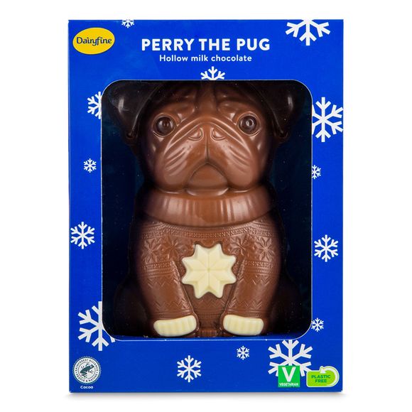 Dairyfine Perry The Pug Chocolate Figure 150g